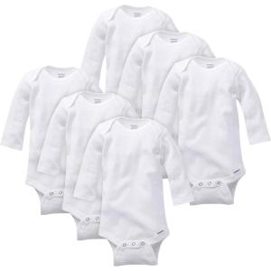 image:imageGerber Baby 3pack Or 6pack Longsleeve Onesies Bodysuit6pack White