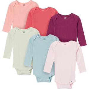 image:imageGerber Baby 6pack Long Sleeve Onesies BodysuitsPink