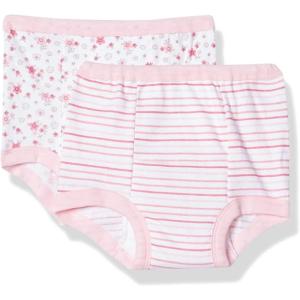 image:imageGerber babygirls Infant Toddler 4 Pack Potty Training Pants UnderwearLittle Pink Flowers