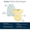 image:imageGerber Baby Girls Sleeveless and Short Sleeve Romper SetSailboats