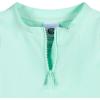 image:imageGerber Baby Toddler Quarter Zipper Rashguard Swim ShirtGreen