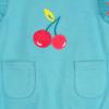 image:imageGerber babygirls Sleeveless Ruffle RomperAqua Cherries