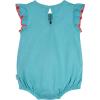 image:imageGerber babygirls Sleeveless Ruffle RomperAqua Cherries