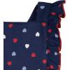 image:imageGerber babygirls Sleeveless Ruffle RomperBlue Hearts