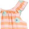image:imageGerber babygirls Sleeveless Ruffle RomperPink Stripes
