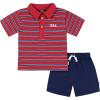 image:imageGerber Baby Boys Shirt and Short SetRed  Blue