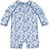image:imageGerber Baby Girls Toddler Long Sleeve One Piece Rashguard Blue Daisies 03 Months