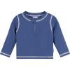 image:imageGerber Baby Toddler Quarter Zipper Rashguard Swim ShirtBlue