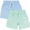 image:imageGerber UnisexBaby Gerber Baby Toddler Unisex Stretch Chino ShortsGreen  Blue