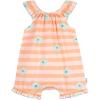 image:imageGerber babygirls Sleeveless Ruffle RomperPink Stripes