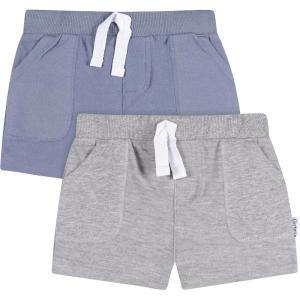 image:imageGerber Baby 2Pack Knit ShortsGreen  Tan