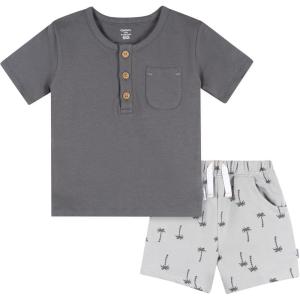 image:imageGerber Baby Boys Shirt and Short SetGrey