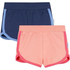 image:imageGerber Baby Girls 2Pack Knit Dolphin ShortsPink  Blue
