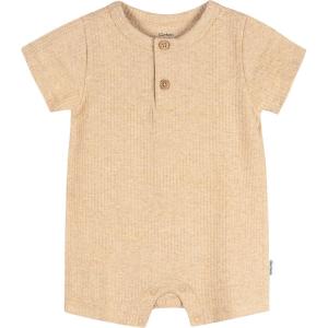 image:imageGerber Baby Short Sleeve RomperOatmeal Heather