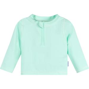image:imageGerber Baby Toddler Quarter Zipper Rashguard Swim ShirtGreen