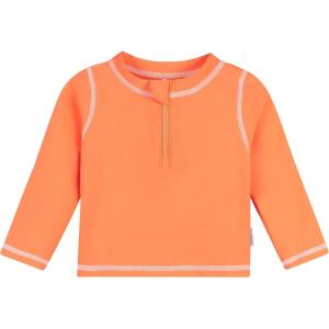 image:imageGerber Baby Toddler Quarter Zipper Rashguard Swim ShirtOrange