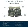 image:imageGerber Baby Boys 3Pack Pullon Knit ShortsGreen Camo