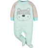 image:imageGerber Baby Girls 4 Pack Sleep N Play FootieAqua Fox