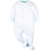 image:imageGerber BabyGirls 4 Pack Sleep N Play FootieAnimals Green