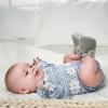 image:imageGerber babygirls Fleece Lined Non Skid Soft Slipper Booties With EarsGrey Ears
