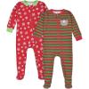 image:imageGerber Baby Boys 2Pack Sleep N Play PajamasReindeer  Snowflake