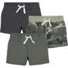 image:imageGerber Baby Boys 3Pack Pullon Knit ShortsGreen Camo