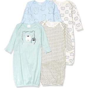 image:imageGerber BabyBoys 4pack Sleeper GownBear