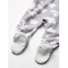 image:imageGerber babygirls Flame Resistant Fleece Footed Pajamas 2packBluePink Clouds