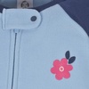 image:imageGerber babygirls Flame Resistant Fleece Footed Pajamas 2packFloral Blue