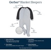 image:imageGerber babygirls Flame Resistant Fleece Footed Pajamas 2packPink Leaves