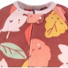 image:imageGerber babygirls Flame Resistant Fleece Footed Pajamas 2packPink Leaves