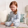 image:imageGerber Baby Girls Toddler Loose Fit Fleece Footless Pajamas 3packBlue Floral