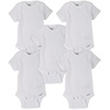 image:imageGerber Baby Girls 5 Pack OnesiesWhite