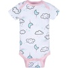image:imageGerber Baby Girls 8pack Short Sleeve Onesies BodysuitsNubes