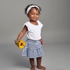 image:imageGerber BabyGirls 2Pack Sleeveless TopsWhitePink