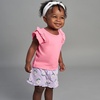 image:imageGerber BabyGirls 2Pack Sleeveless TopsWhitePink