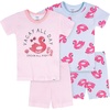 image:imageGerber Baby Girls 4piece Cotton Pajama SetFlamingo Floatie