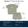 image:imageGerber Baby Boys Toddler Tshirt and Short SetPalms