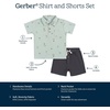 image:imageGerber Baby Boys Toddler Tshirt and Short SetSea Scene