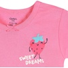 image:imageGerber Baby Girls 4Piece Cotton Pajama SetPink and Green Strawberries