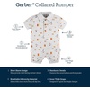 image:imageGerber Baby Short Sleeve RomperBarbeque