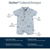 image:imageGerber Baby Short Sleeve RomperGolf