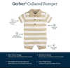 image:imageGerber Baby Short Sleeve RomperSailboat Stripe