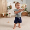 image:imageGerber Baby amp Toddler Boys 3Pack PullOn Knit ShortsBlue
