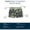 image:imageGerber Baby amp Toddler Boys 3Pack PullOn Knit ShortsGreen Camo