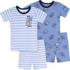 image:imageGerber babyboys 4piece Pajama SetBlue Juice Box
