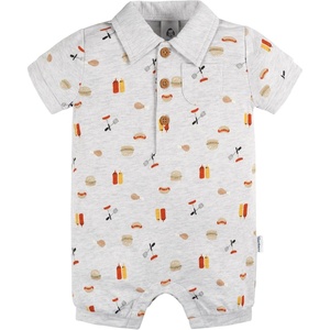image:imageGerber Baby Short Sleeve RomperBarbeque