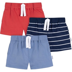 image:imageGerber Baby amp Toddler Boys 3Pack PullOn Knit ShortsBlue  Red
