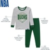 image:imageGerber Baby Nba Team Snug Fit Cotton PajamasMilwaukee Bucks