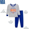 image:imageGerber Baby Nba Team Snug Fit Cotton PajamasNew York Knicks